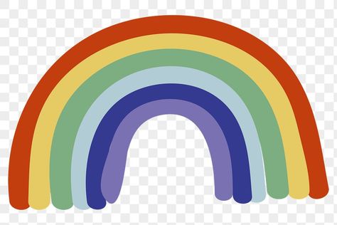 Rainbow Illustration, Shape Png, About Rainbow, Holography, Arch Shape, Rainbow Png, Stickers Design, Cute Emoji, Cute Rainbow