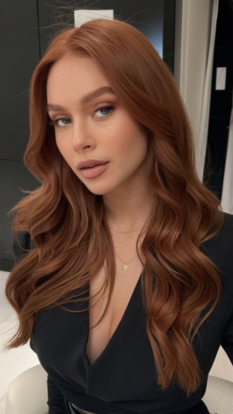 All Hair Colors Shades, Copper On Short Hair, Hair Color Filter, Copper Brown Hair Olive Skin, Copper Hair For Brown Eyes, Hair Colour Winter 2024, Best Hair Color For Winter Skin Tone, Hair Colours For Neutral Skin Tones, Winter Hair Colors 2024