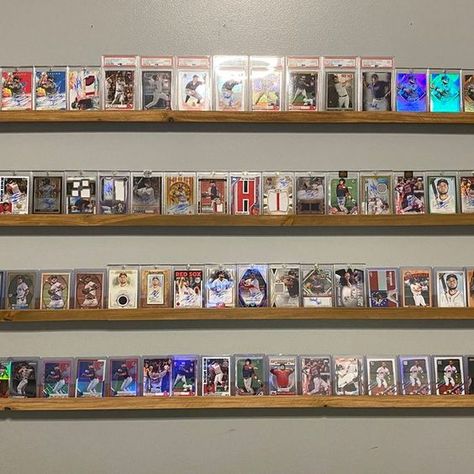 Card Display Shelves football cards baseball cards | Etsy