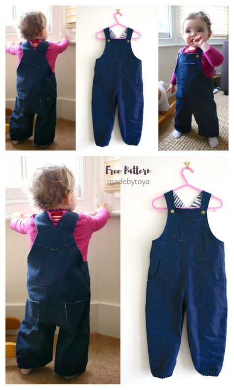 Toddler Dungarees Pattern Free, Baby Dress Free Pattern Sewing, Kids Overalls Pattern, Kids Overalls Pattern Free Sewing, Baby Dungarees Pattern Free, Free Childrens Sewing Patterns, Baby Overalls Pattern Free, Baby Dungarees Pattern, Toddler Clothes Patterns