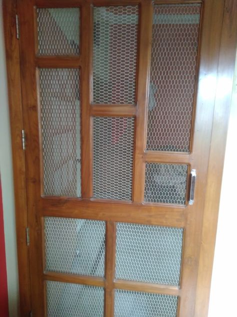 Mosquito net door design Mosquito Net Gate Design, Mosquito Gate Design, Mosquito Mesh Door Design, Net Gate Design, Mosquito Net Door Design, Net Door Design Wooden, Mosquito Door Design, Mosquito Net Door, Jali Door