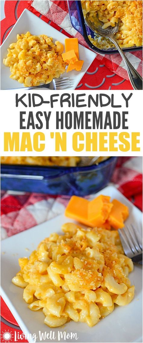 Kids Mac And Cheese Recipe, Homemade Mac N Cheese, Best Mac And Cheese Recipe, Best Mac N Cheese Recipe, Boxed Mac And Cheese, Easy Mac And Cheese, Homemade Mac And Cheese, Picky Kids, Best Mac And Cheese