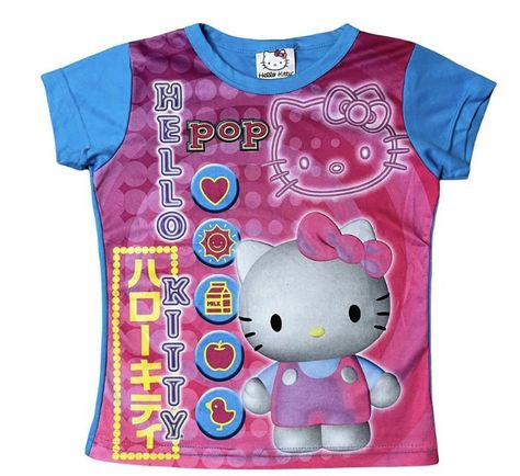 Hello Kitty Shirt, Silly Clothes, Dolce E Gabbana, Kawaii Clothes, Cat Shirts, Dream Clothes, Fashion Killa, Cute Tops, Pretty Outfits