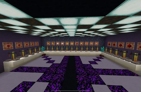 Minecraft potion room idea Click link to see rest of room :) Room Idea Minecraft, Minecraft Alchemy Room Ideas, Armor Room Minecraft, Potion Room Minecraft, Minecraft Alchemy Room, Minecraft Armory Room, Minecraft Potion Room Ideas, Chest Room Minecraft, Minecraft Potions