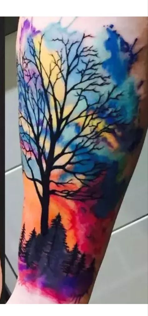 Tie Dye Tattoo, Maybe One Day, Future Tattoos, Tie Dye Skirt, Watercolor Tattoo, Tatting, Tie Dye, Dye, My Style