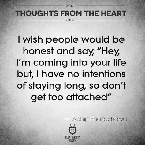 Don't get too attached. Not Chasing Anyone Quotes, Getting Attached Quotes, Quotes About Everything, Save My Marriage, Relationship Rules, Great Words, Be Honest, Meaningful Quotes, Great Quotes