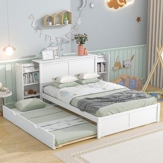 Storage Platform Bed, Full Size Platform Bed, Pull Out Shelves, Full Size Bed Frame, Full Platform Bed, Storage Platform, Bookcase Headboard, Solid Wood Platform Bed, Adult Bedroom