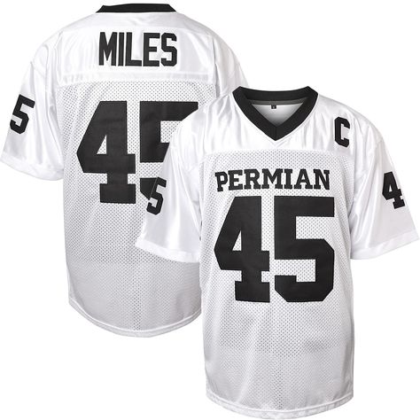 Friday Night Lights Movie, Permian High School, Jersey Embroidery, Rugby Shorts, Jersey Party, Jersey Fashion, Outdoor Sportswear, Fall Football, High School Football