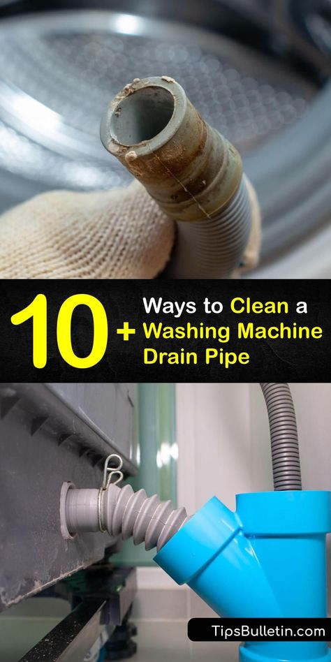 Washer Drain Ideas, Washer Drain Plumbing, Washing Machine Drain Ideas, Stinky Washing Machine, Smelly Drain, Clean A Washing Machine, Drain Unclogger, Washing Machine Stand, Washing Machine Drain Hose