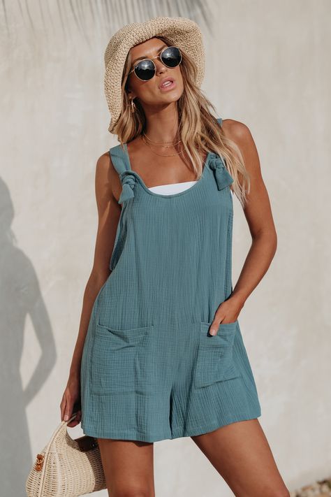 Patch Pocket Pinafore Romper Caribbean Cruise Outfits, Cruise Fits, Womens Rompers, Vacation Clothes, Maxi Jumpsuit, Affordable Swimwear, Wide Leg Romper, Black Patch, Mediterranean Cruise