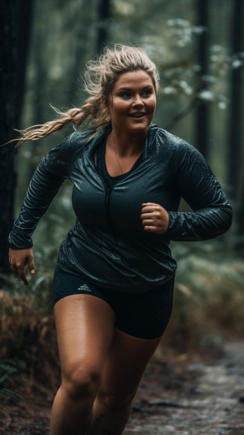 Plus Size Athlete, Plus Size Weight Training, Plus Size Runner, Strong Healthy Body Women, Realistic Fitness Inspiration, Mid Size Fitness, Plus Size Vision Board, 160 Pound Woman 5'4, Plus Size Fitness Aesthetic