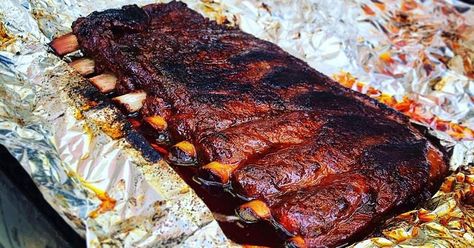 3-2-1 Baby Back Ribs Recipe - Z Grills® Blog Easy Bbq Ribs, Smoked Pork Spare Ribs, Baby Back Ribs Recipe, Back Ribs Recipe, Best Bbq Recipes, Bacon Seasoning, Bbq Baby Back Ribs, Rib Recipe, Pork Spare Ribs