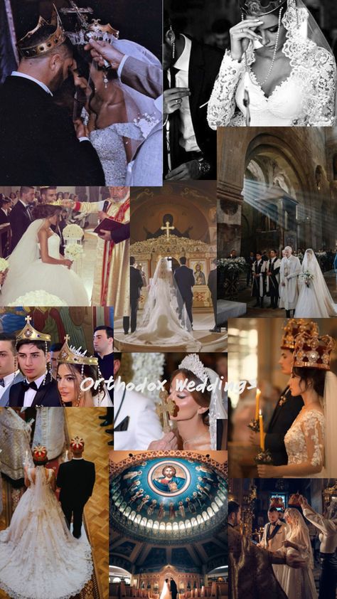 Christian Wedding Aesthetic, Orthodox Christian Wedding, Church Aesthetic, Orthodox Wedding, Orthodox Christianity, Wedding Aesthetic, Christian Wedding, Future Wedding, Dream Life