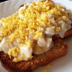 Eggs a La Goldenrod Eggs A La Goldenrod, Eggs Goldenrod Recipe, Golden Rod Eggs, Eggs Goldenrod, Goldenrod Eggs, Goldenrod Recipe, Elegant Presentation, Eggs Breakfast, Golden Rod