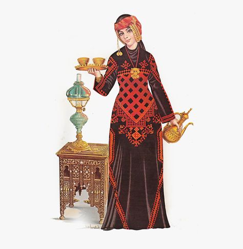 Syrian Traditional Dress, Syria Clothes, Syrian Aesthetic, Syrian Clothing, Arab Core, Syrian Culture, Culture Day, Muslim Women Fashion, Japanese Art Prints