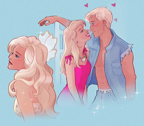 Ken Fanart, Movie Fan Art, Barbie The Movie, Райан Гослинг, Cartoon As Anime, Fairy Artwork, Barbie Ken, Barbie Movie, Arte Sketchbook