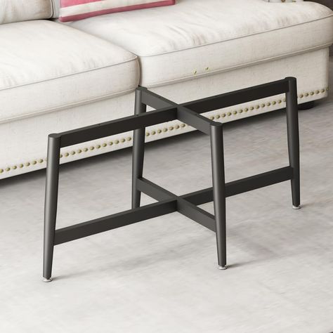 PRICES MAY VARY. Unique and Stylish Design: These coffee table legs are designed with a creative and eye-catching aesthetic, adding a touch of elegance and sophistication to your living space. Versatile Application: These table legs with suction cups and screws are suitable for a wide range of surfaces, including glass, wood, tile, and more. They can be used for tables, desks, or any other furniture that requires a stable base. High-quality Materials: Crafted from premium materials. Baked powder Metal Legs For Coffee Table, Coffee Table Base Ideas, End Table Diy, Metal Coffee Table Legs, Desk Base, Coffee Table Metal Frame, Modern Desks, Coffee Table Base, Coffee Table Legs