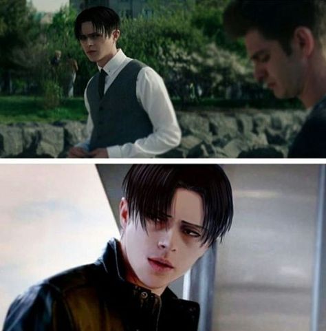 I found Levi in real life (ง ˙o˙)ว Levi In Real Life, Hot Levi, Levi Hair, Aot Cosplay, Levi Cosplay, Spiderman 2, Dane Dehaan, Snk Cosplay, Captain Levi