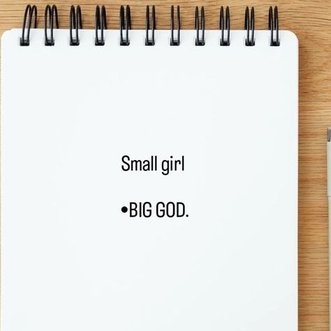 Small Girl Big God Wallpaper, Small Girl Big God, Medical Things, Vision Board Images, Small Girl, Gods Girl, 2024 Vision, Scenery Wallpaper, Quotes About God