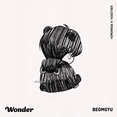 ✦ @bearooms (twitter) ✦ Chibi Beomgyu, Beomgyu Bear Drawing, Cute Bear Pfp, Txt Sketch, Taegyu Fan Art, Beomgyu Drawing, Yeongyu Fanart, Beomgyu Fanart, Txt Chibi