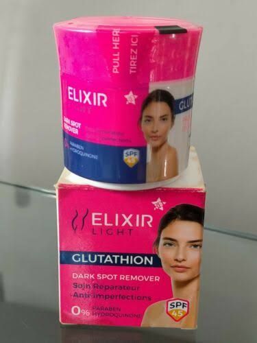 Elixir Light Face Cream Review Carrots Oil, Bleaching Cream, Face Creams, Skin Patches, Beauty Gadgets, Gold Face, Cosmetic Shop, Remove Dark Spots, Beauty Cream