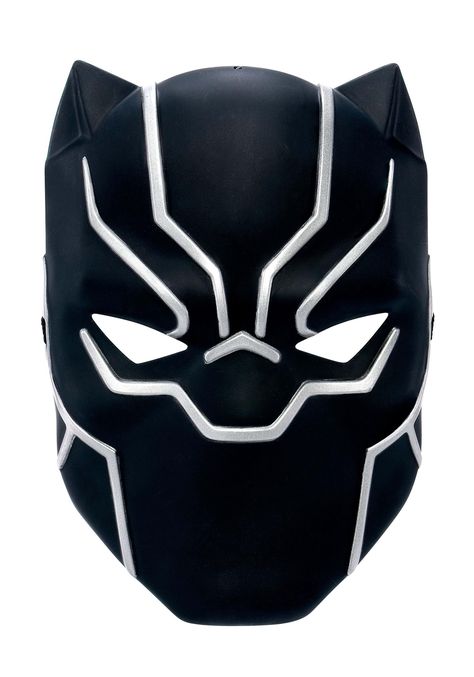 PRICES MAY VARY. Size: Standard BLACK PANTHER: Defend Wakanda in the MARVEL Black Panther Youth Mask PLASTIC MASK: Plastic mask is based on King T'Challa's iconic armor ELASTIC STRAP: Includes elastic strap to wrap around the back of the head CROSS COMPATIBLE: Compatible with MARVEL Black Panther Youth Costume Defend Wakanda in the MARVEL Black Panther Youth Mask. Featuring a graphic design of King T'Challa's iconic armor, this plastic mask includes an elastic strap and is compatible with the MA Arts References, Black Panther Mask, Mask Superhero, Fierce Expression, Panther Costume, Black Panther Costume, Mask Protection, Plastic Mask, Marvel Black Panther