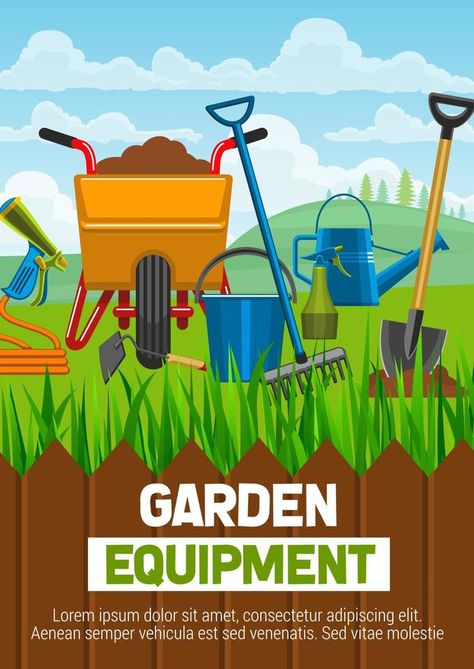 Gardening equipment and farming tools Farm Tools And Equipment, Farming Tools, Gardening Equipment, Farming Equipment, Science Projects For Kids, Farm Tools, Garden Equipment, Science Projects, Tools And Equipment