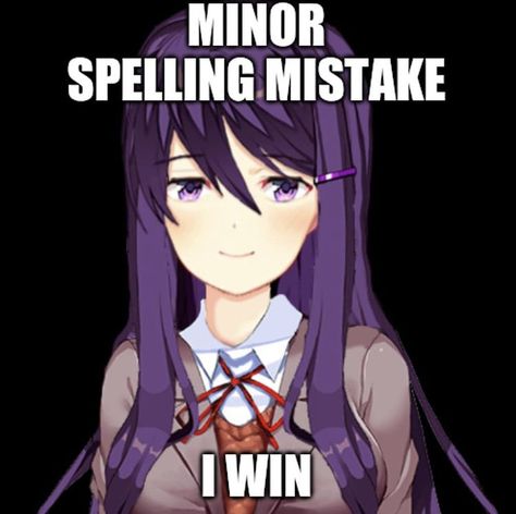 Ddlc Memes, Oki Doki, Girl Memes, Doki Doki, Literature Club, Visual Novel, I Win, Reaction Pictures, Really Funny