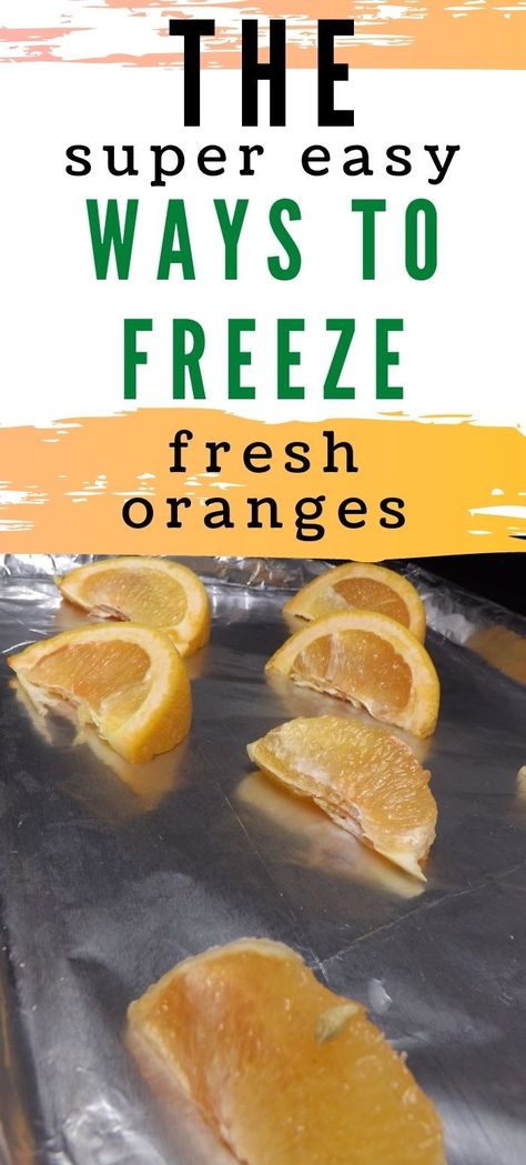 This guide will show you hot to freeze oranges of all varieties, naval, mandarin, fresh, or even dried oranges. Use them as a healthy snack or as a base for smoothies. Freeze Dried Oranges, Freeze Oranges, Citric Fruits, Freezing Peppers, Mandarin Oranges, Dried Oranges, Dehydrated Food, Food Preservation, Frozen Fruit