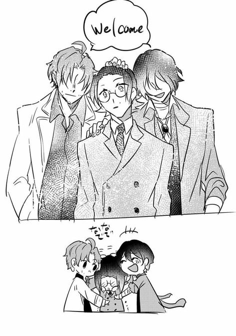 Bsd Buraiha Trio, Lupin Bar, Buraiha Trio, Bungou Stray Dogs Characters, Dazai Bungou Stray Dogs, Dazai Osamu, Art Prompts, Bongou Stray Dogs, Stray Dogs Anime