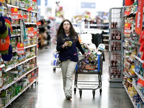 Here's how much the typical worker makes at 15 retail companies, from Amazon to Walmart Walmart Employee Outfit, Employee Outfit, Walmart Employee, Business Dress Code, Warehouse Worker, College Tuition, Minimum Wage, New Employee, Easy Beef