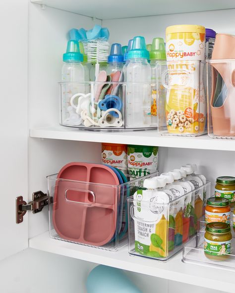 Organized baby cabinet = happy parents 🍼💙

Creating one zone with all your baby's essentials will save you time when you need it the most 🤍 Infant Storage Ideas, Tony Home Organization, Storage Baby Stuff, Cabinet Bottle Organization, Baby Storage Kitchen, Kitchen Baby Bottle Organization, Newborn Kitchen Organization, Baby Kitchen Cabinet Organization, New Mom Organization