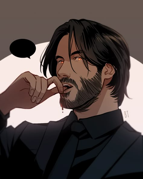 Vampire Au, John Wick Movie, Keanu Reeves John Wick, Fan Anime, Image Bank, Shadow The Hedgehog, About Time Movie, Character Design Male, Cyberpunk 2077