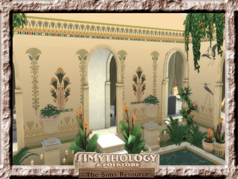 Greek Wallpaper, Sand Floor, Free Sims 4, The Sims 4 Packs, Greek House, Goth Wallpaper, Ancient Mesopotamia, Sims 4 Cc Furniture, Next Top Model