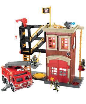 Fisher-Price Imaginext Fire Station The imaginext Fire Station playset includes lights and sounds, extendable ladder, retractable hose and a figure activation point. Just turn the figure to reveal the action and turn on the adventure. I http://www.comparestoreprices.co.uk/childs-toys/fisher-price-imaginext-fire-station.asp Little Kid Activities, Brian Christopher, Bookshelf Room, Kids Christmas Ideas, Power Rangers Toys, Retractable Hose, Bags For School, Mega Pokemon, Toys Uk