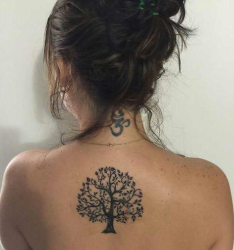 85 Most Beautiful Tree Of LIfe Tattoo Ideas | YourTango Tree Tattoo Placement, Tattoo Ideas Tree, Tree Tatoos, Bodhi Tree Tattoo, Tattoo Trees, Tree Placement, Tree Tat, Family Tree Tattoo, Wild Tattoo