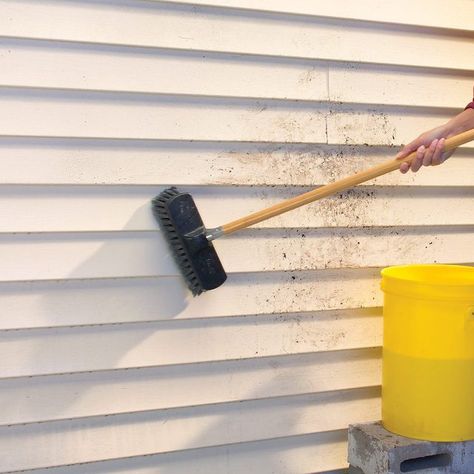 Vynal Siding, Clean Vinyl Siding, Cleaning Vinyl Siding, Vinyl Exterior Siding, Bathtub Cleaner, House Wash, Mildew Stains, Scrubbing Bubbles, Fall Cleaning