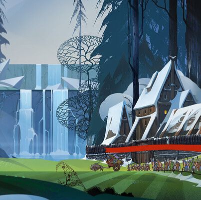 ArtStation - The Banner Saga art-test, Igor Artyomenko Banner Saga, Saga Art, Art Test, Concept Artist, Riot Games, Art Contest, I Did It, Anime, Art