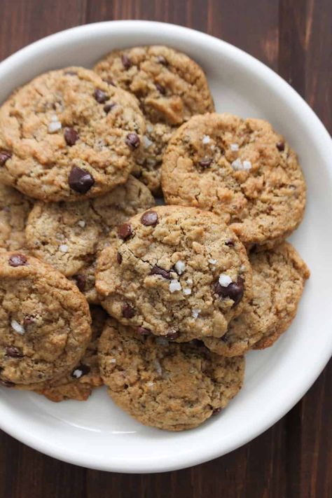 Gluten-Free Nut or Seed Butter Chocolate Chip Cookies Homemade Pumpkin Seeds, Allergy Friendly Cookies, Nut Butter Cookies, Raw Almond Butter, Easy Chocolate Chip Cookies, Buy Cookies, Paleo Chocolate, Chewy Chocolate Chip, Chewy Chocolate Chip Cookies