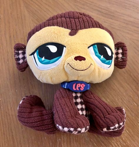 Littlest Pet Shop LPS 2007 Plush Monkey Littlest Pet Shop Monkey, Littlest Pet Shop Plush, Plush Monkey, Monkey Plush, Littlest Pet Shop, Lps, Pet Shop, Stuffed Animals, Tattoos For Women