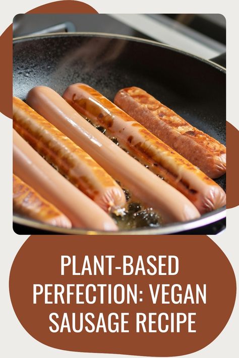 vegan sausage recipe Vegan Sausage Recipe, Quinoa Sweet Potato, Whole Food Plant Based, Vegan Guide, Sausage Recipe, Nutritious Smoothies, Vegan Sugar, Vegan Sausage, Tasty Bites