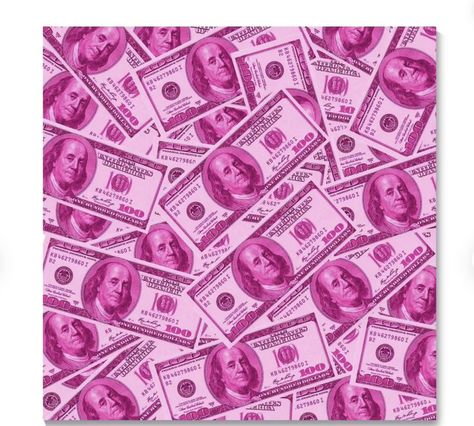 Pink Money Birthday Party Theme, Pink Wallpaper Money, Pink 100 Dollar Bill, Pink Money Cake Birthday, Pink Dollar Sign, Money Notes, Money Cake, 60th Birthday Cakes, Simple Cake Designs