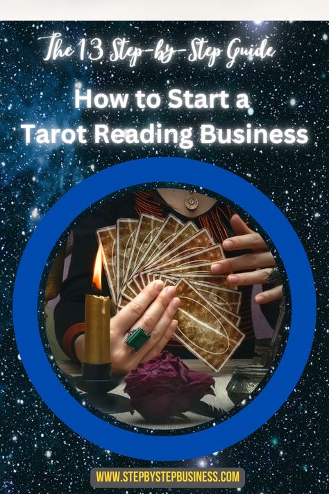 Complete step-by-step guide to starting a tarot reading business including costs, profit potential, registering your business and hiring staff. #tarotreadingbusiness Start A Tarot Business, Starting A Tarot Business, Tarot Reading Business, Tarot Business, Biddy Tarot, Budget Binder Printables, Tarot Interpretation, Binder Printables, Love Tarot Reading