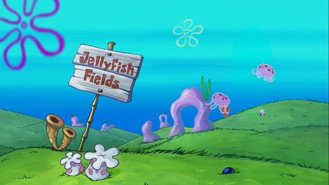 Jellyfish Fields | Encyclopedia SpongeBobia | Fandom Jellyfish Fields, Spongebob Jellyfish, Zoom Wallpaper, Spongebob Background, Wallpaper Spongebob, 컴퓨터 배경화면, Spongebob Cartoon, Spongebob Drawings, Jellyfish Painting