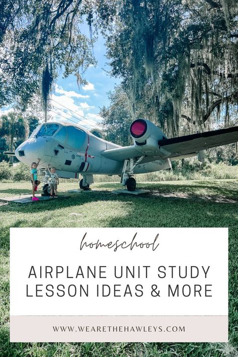 Make Learning Soar with Our Airplane Unit Study Guide! Engage young aviators in an educational journey filled with discoveries about flight. ✈️🌟 #AirplaneAdventures #ElementaryExploration Unit Studies Homeschool, On An Airplane, Tot School, Unit Study, Home Education, Study Unit, Study Guide, Flight, The Unit