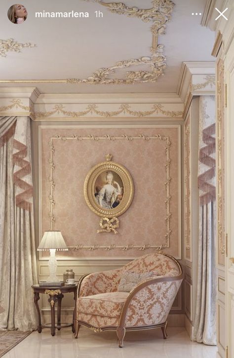 Regency Room Aesthetic, Pink Royal Bedroom, Beautiful Bed Designs, Casa Vintage, Dekorasi Kamar Tidur, Angel Cake, Glam Room, Coquette Pink, Dream Room Inspiration