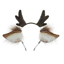 Deer Halloween Costumes, Deer Headband, Deer Ears, Deer Costume, Antler Headband, Horn Headband, Reindeer Headband, Reindeer Antlers, Anime Accessories