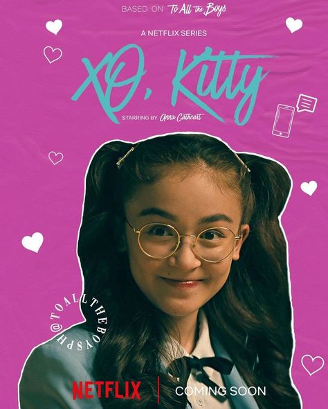 Anna Cathcart Xo Kitty, Xo Kitty Series, Min Ho Xo Kitty, Kitty Xo, Anna Cathcart, Xo Kitty, Kitty Kisses, Cool Ear Piercings, Rowan Blanchard