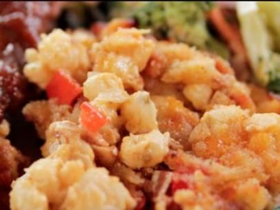 Hominy Casserole Recipe | Ree Drummond | Food Network The Pioneer Woman Recipes, Hominy Casserole, Hominy Recipes, Popular Casseroles, Canned Hominy, Slow Cooked Ribs, Food Network Canada, Pioneer Woman Recipes, Shredded Pork