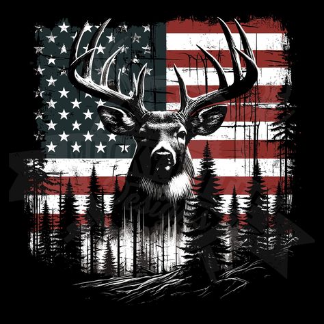 Sublimation Shirt Designs Free, Hunting Background Wallpapers, Sublimination Tumbler Designs, Hunting Sublimation Designs, Dollar Png, Country Images, Deer Png, American Flag Wallpaper, Hunting Design